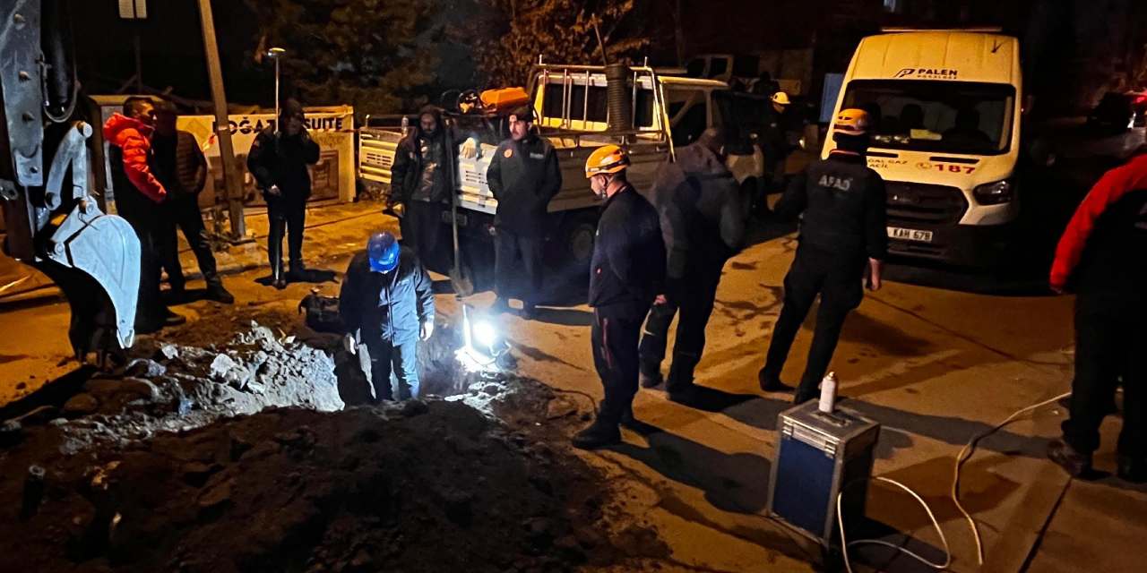 Erzurum’da doğal gaz sızıntısı kenti alarma geçirdi: Önceki gün patlama olmuştu